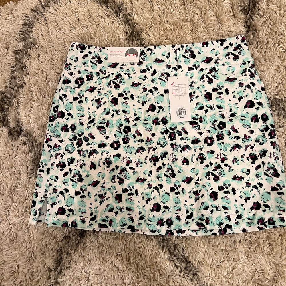 Golf Skort Lady Hagen XL-white, purple, black, light turquoise color
